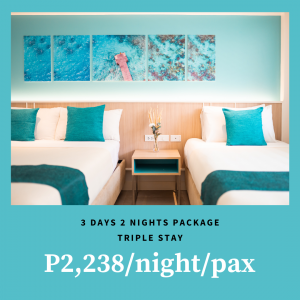 Triple Stay at Patio Pacific Boracay