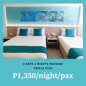 Triple Stay at Patio Pacific Boracay