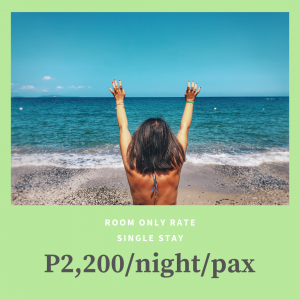 Single Stay Room Only at Patio Pacific Boracay